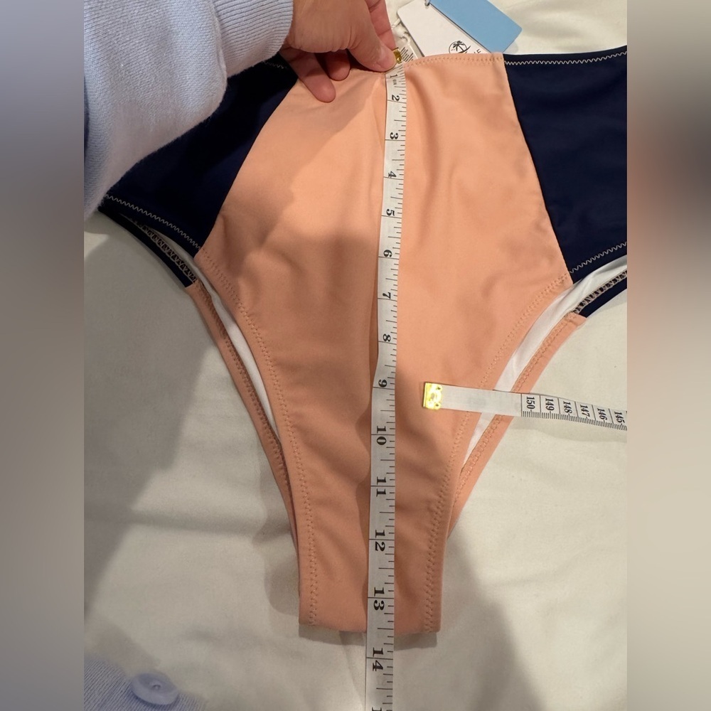 CUPSHE NWT Lost In The Dream High Waist Colorblock Bikini set Womens Size M - Picture 8 of 12